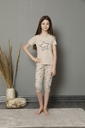 Girls Cotton Pajama Half Sleeve Bermuda
