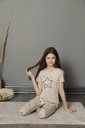 Girls Cotton Pajama Half Sleeve Bermuda