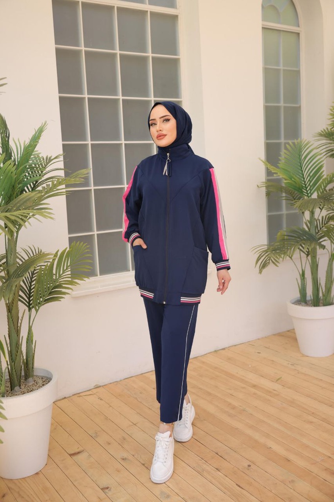 Tracksuit Set Cotton BLACK  