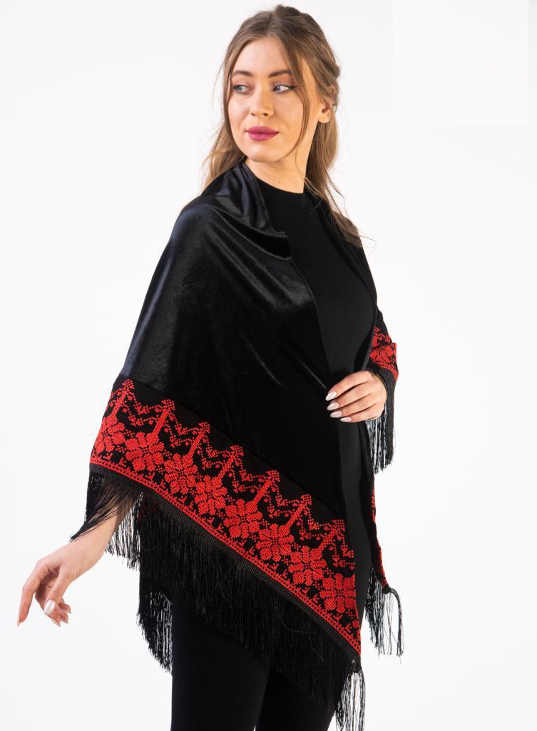 velvet shawl-شال مخمل 