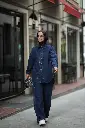 Two Piece Jeans Set - Blue
