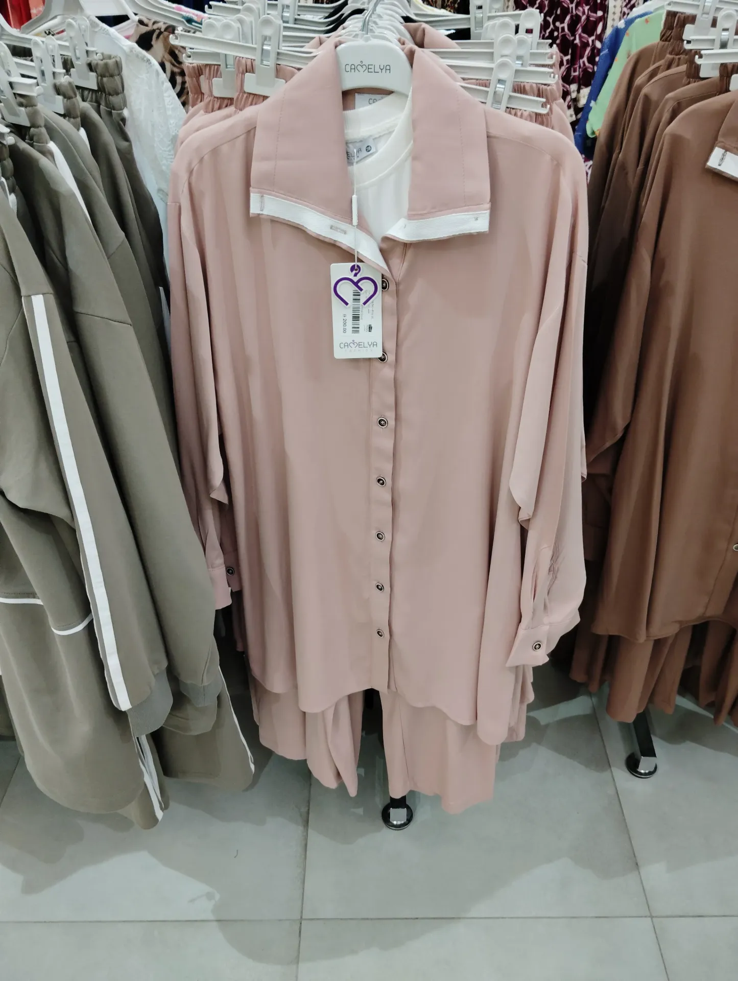 [869-108024-38] Three Piece Set - Pink 10802 (38)
