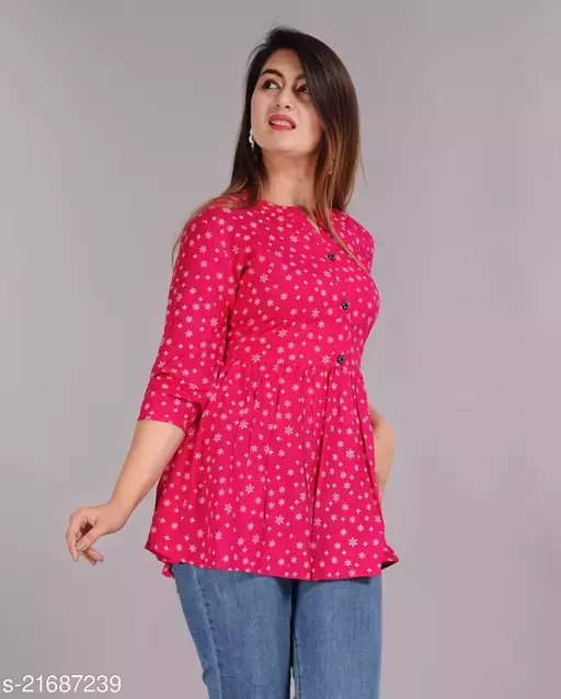 Tunic Top (Dark pink)