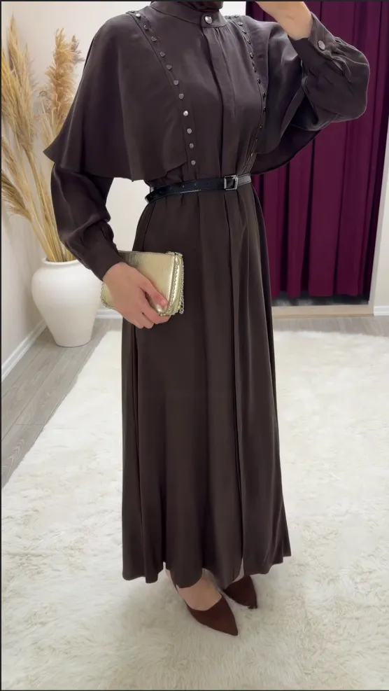 [869-53242-38] Dress - Olive 5324 (38)
