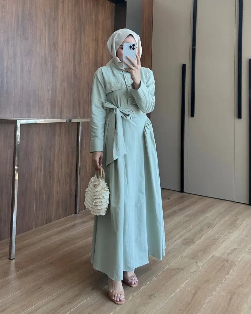 Dress - Green 9325