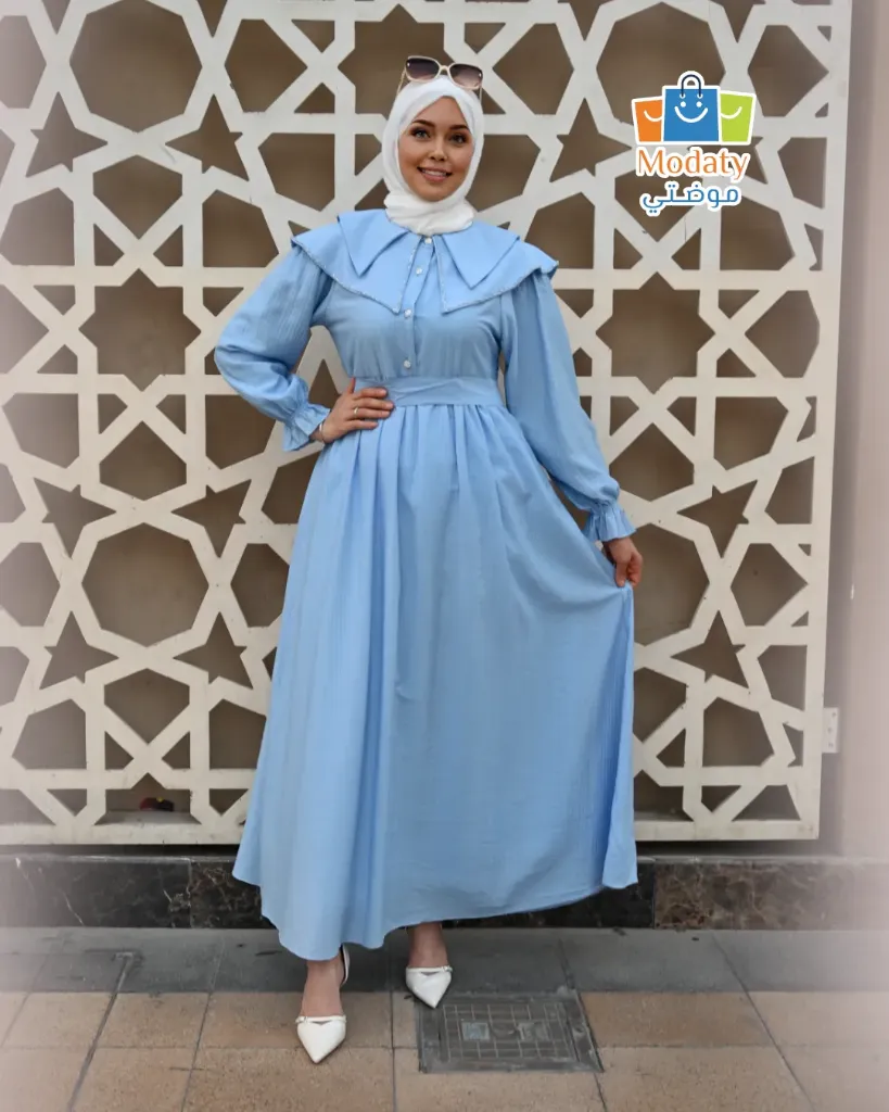 [869-78091-38] Dress - Blue 7809 (38)
