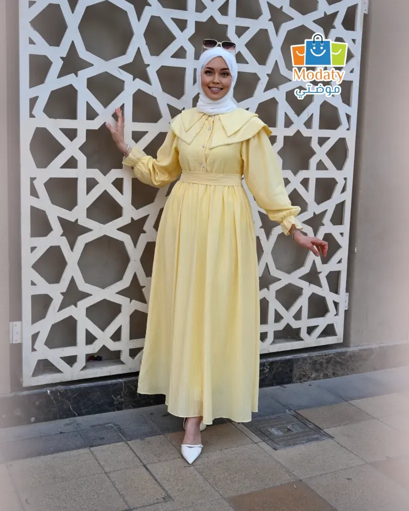 [869-78092-38] Dress - Yellow 7809 (38)