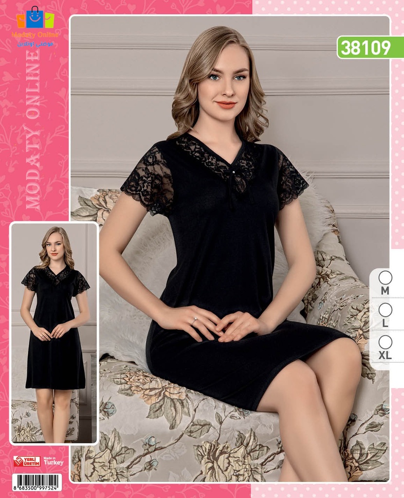 [1102011-38109-M] Robe Half Sleeve (M)