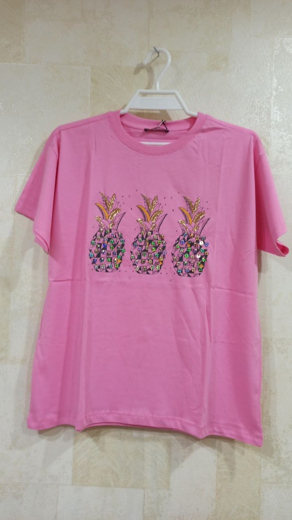 Women's Casual Shirt Pink Ananas
