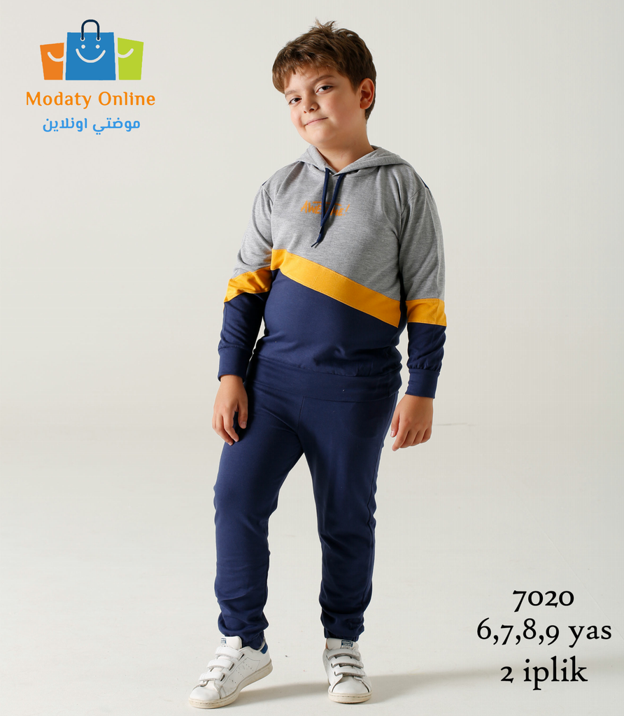 [3102016-7020-7 Year b] بيجاما رياضية ولادي (7 Year)