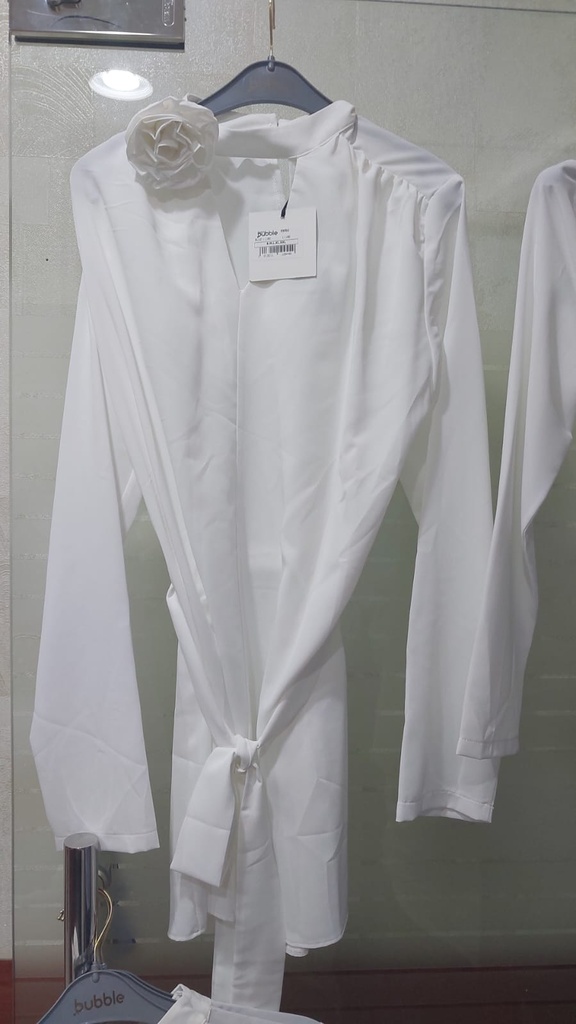 [112024-11180-S] Women's Casual blouse White (S)