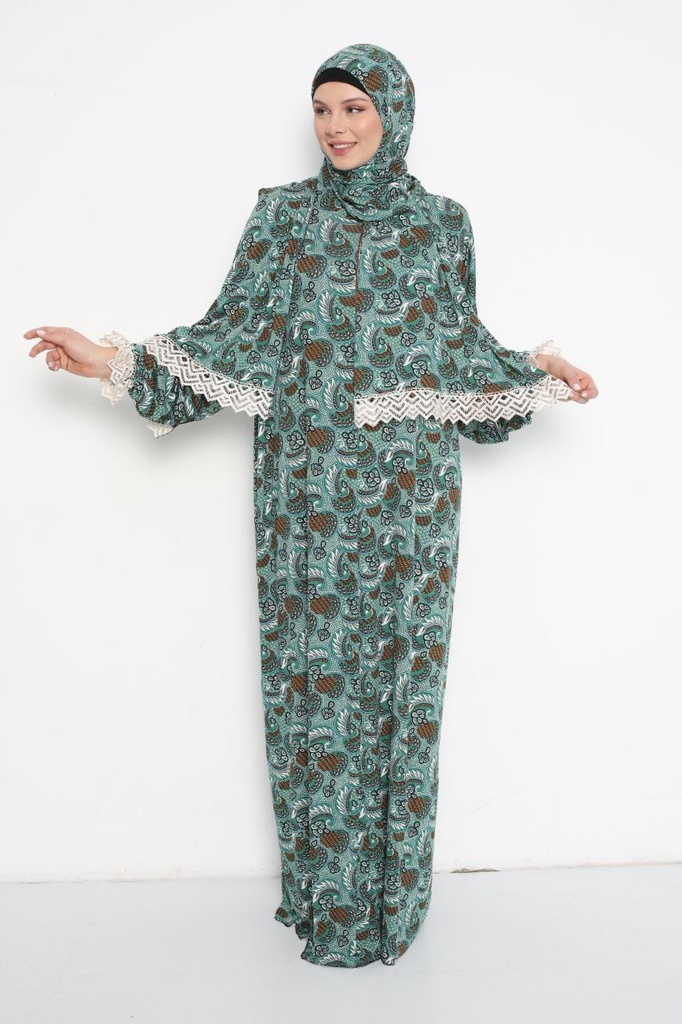 [112024-6047-Green] Women's  Prayer Set Green