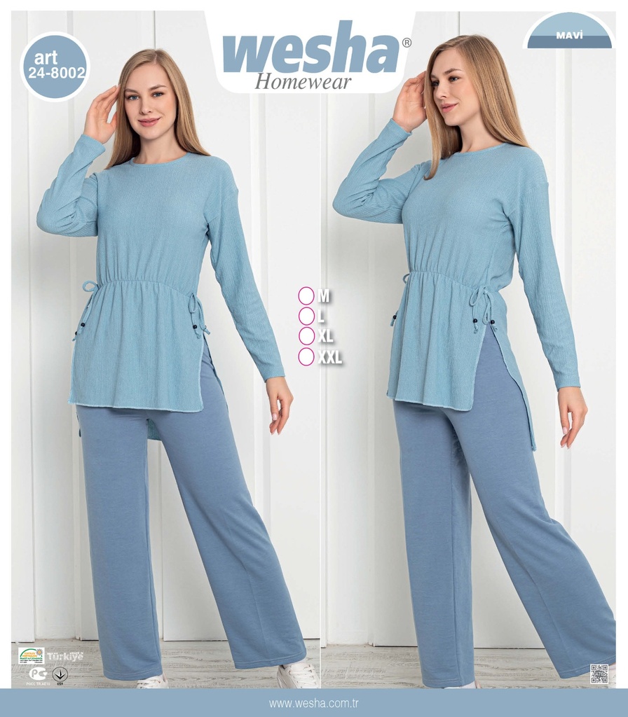 [112024-8002-M] Twirl two set pieces Blue (M)