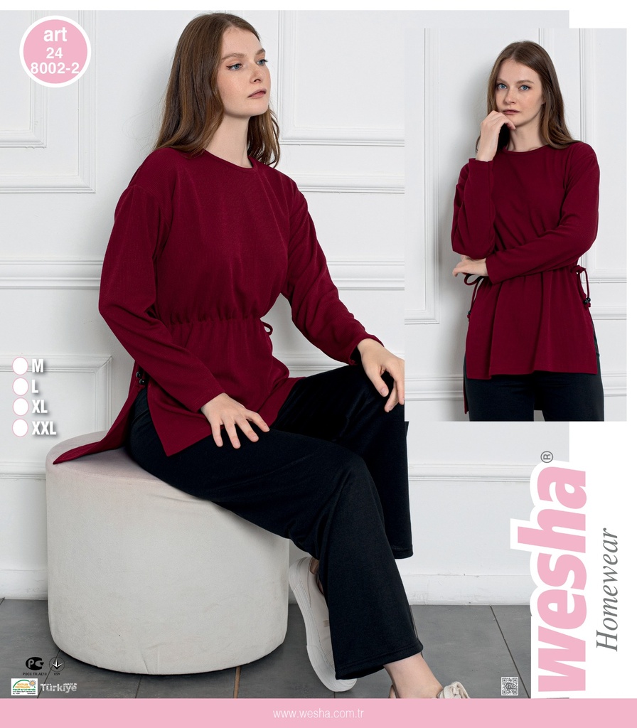 [112024-8002-M-5] Twirl two set pieces D-Red (M)