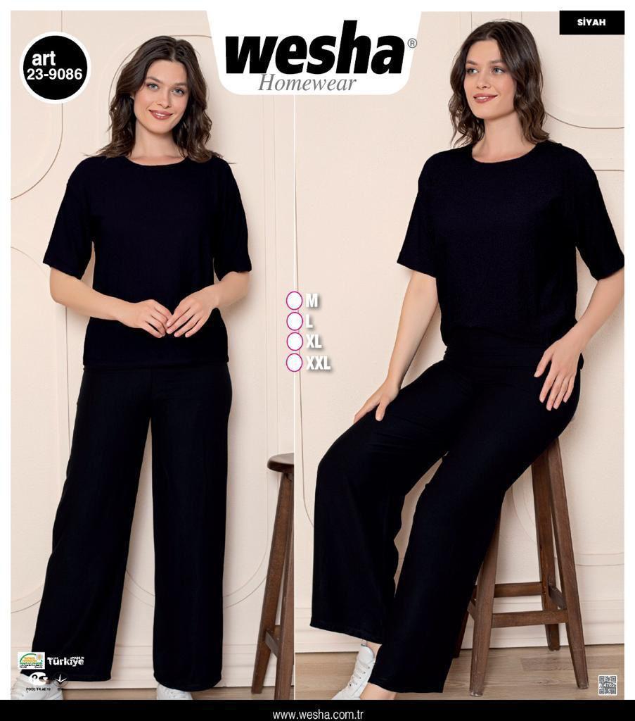 [112024-9086-M-1] Two suit pieces Black (M)