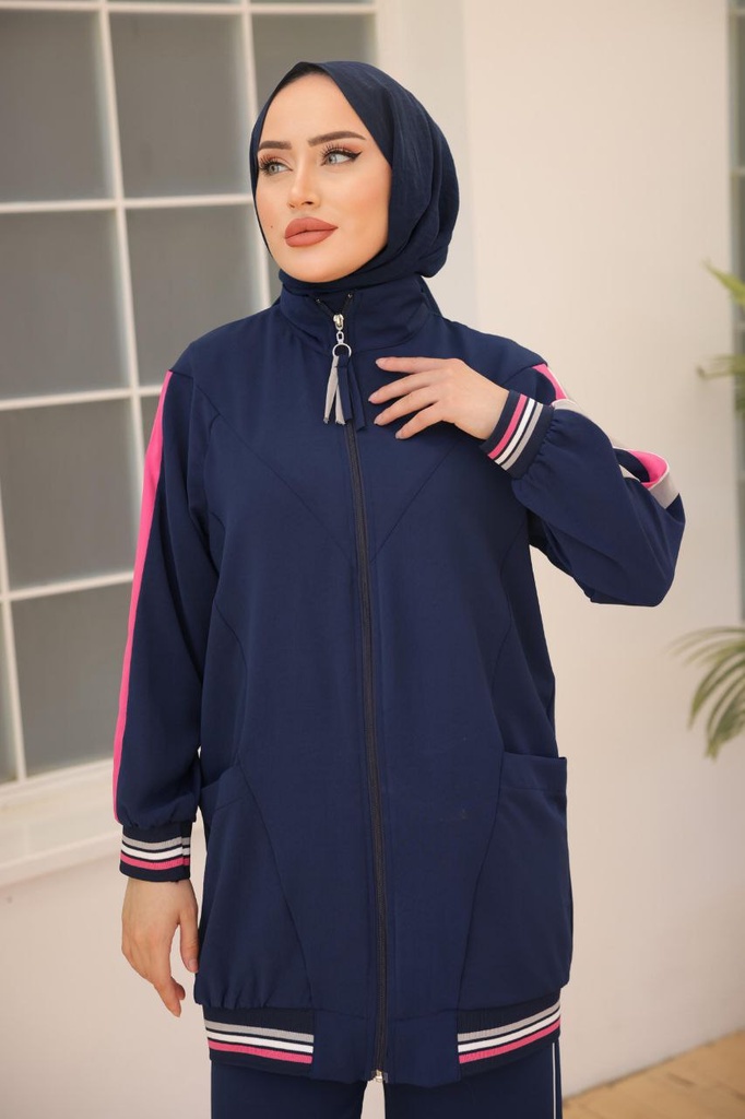 Tracksuit Set Cotton D-BLUE 