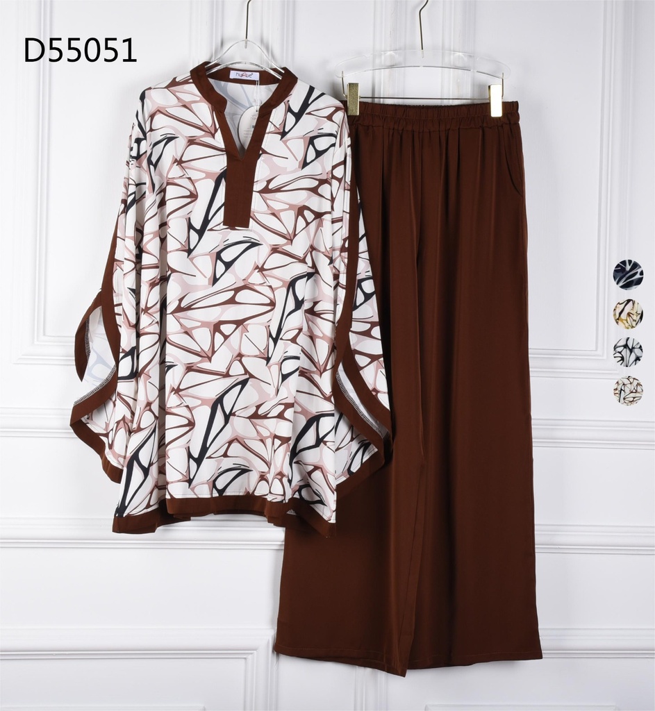 [112024-D55051] Set Two Pieces طقم محجبات قطعتين