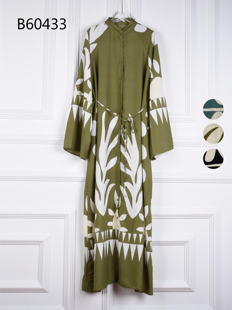 [112024-D60433] Hijabi Dress فستان محجبات