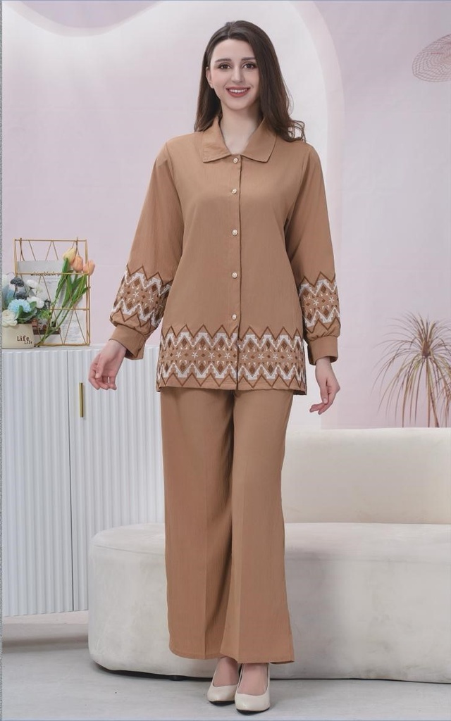 [112024-121E-M] Set Two Pieces طقم محجبات قطعتين (M)