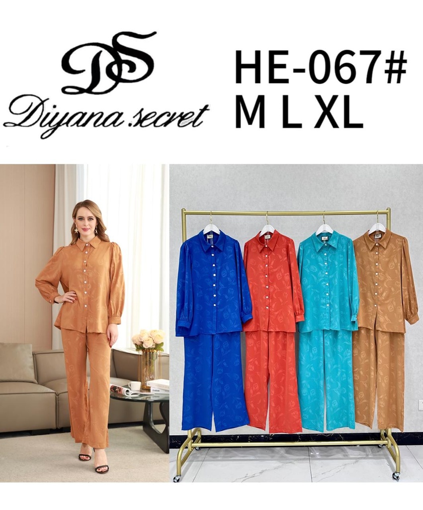 [112024-HE067-M] Set Two Pieces طقم محجبات قطعتين (M)