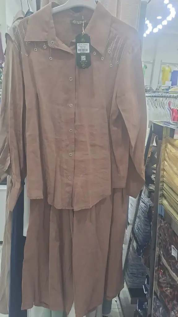 [869-1754-1-M] Tracksuit Set Brown (M)