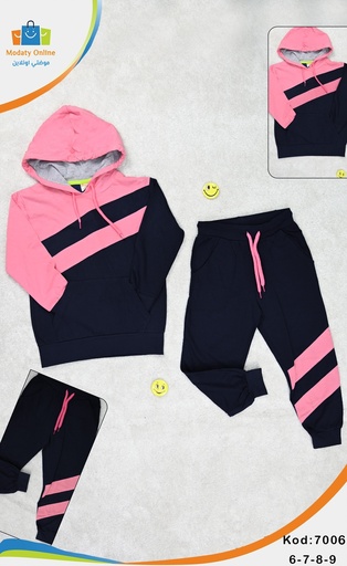 [3102016-7006e-6 Year] Girls Sports Pajamas (6 Year)