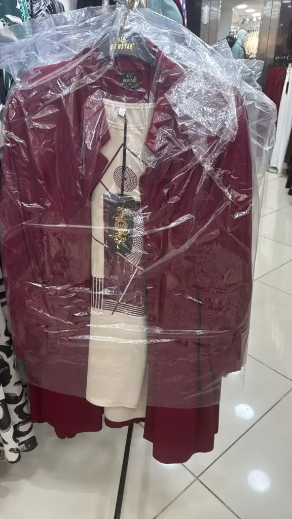 [869-316-3XL] Women's Jacket D-Red (3XL)