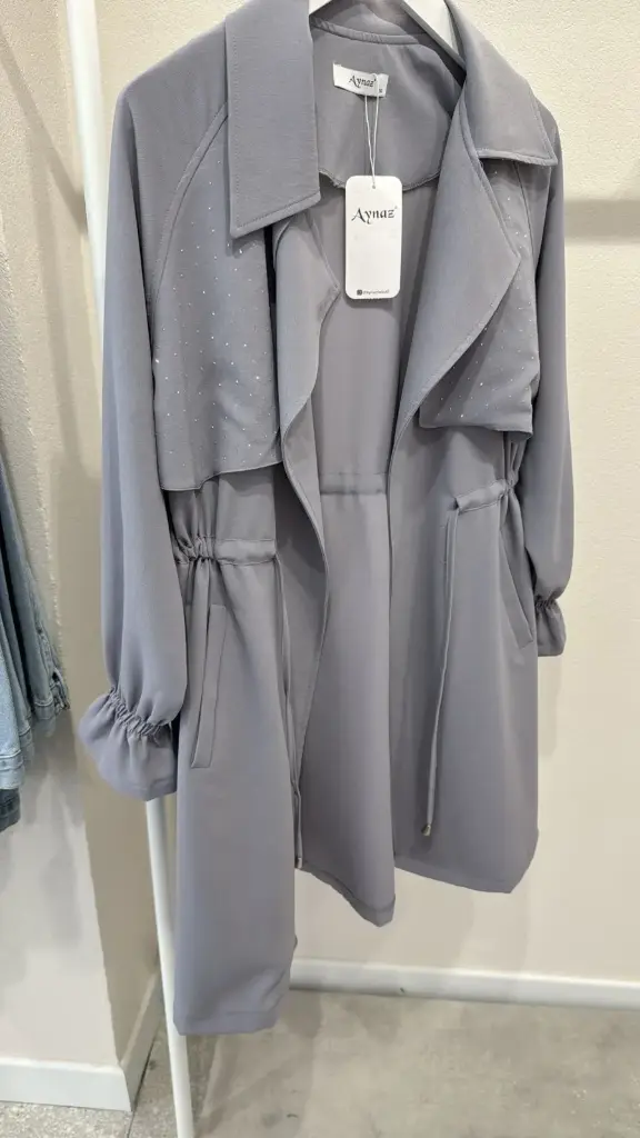 [869-1411-S] Women's Jacket Gray (S)