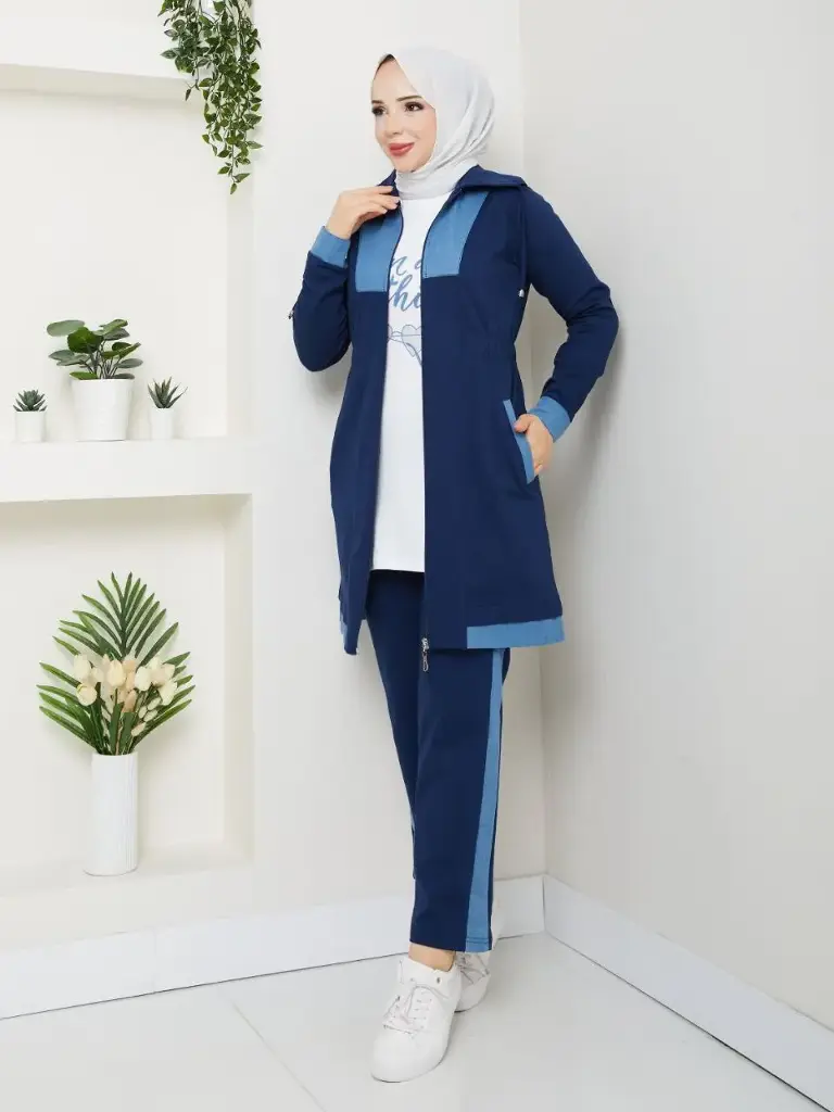 [869-99-M] Three Piece Set - Blue (M)
